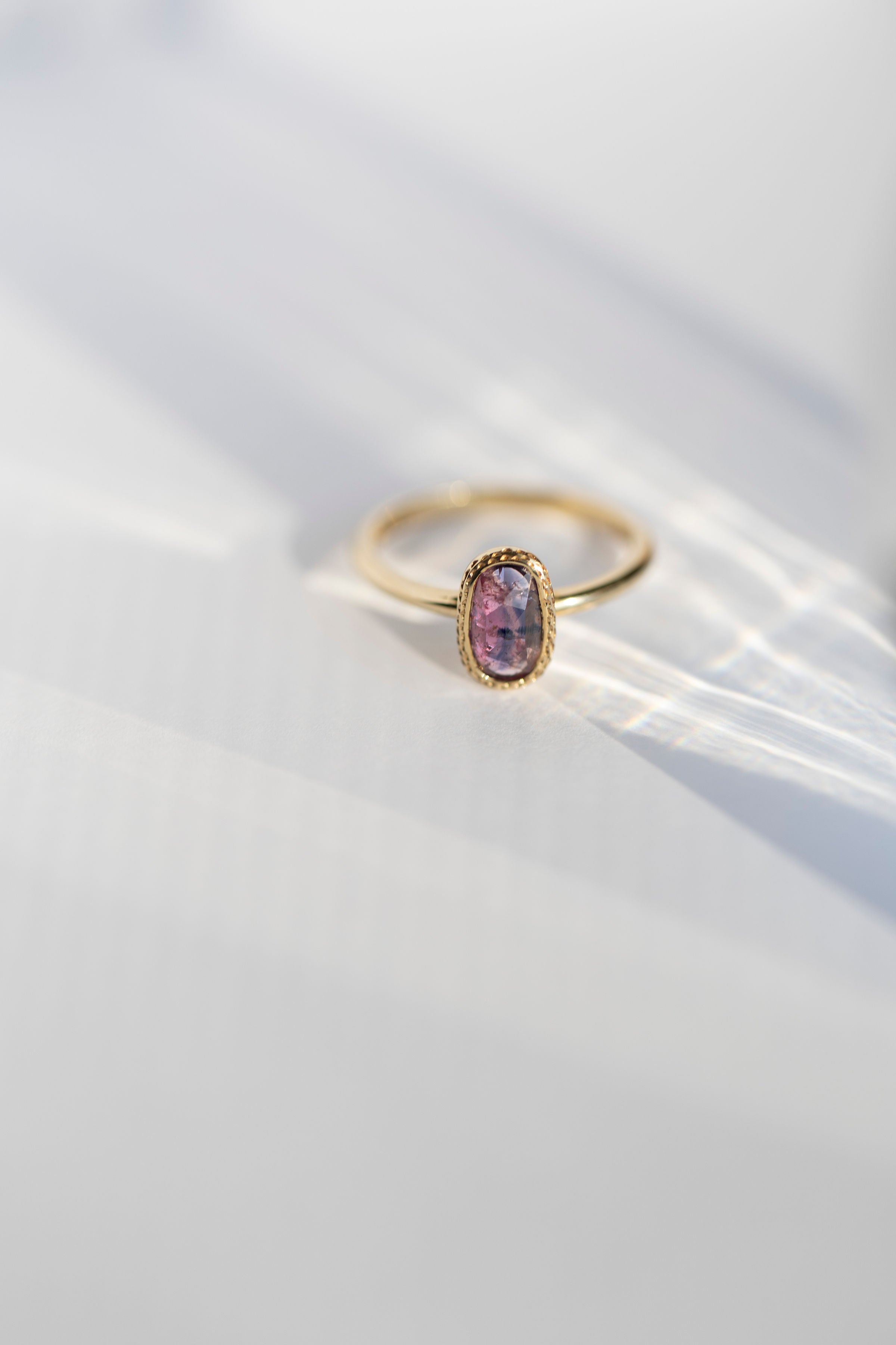 Pink Lily Sapphire Ring