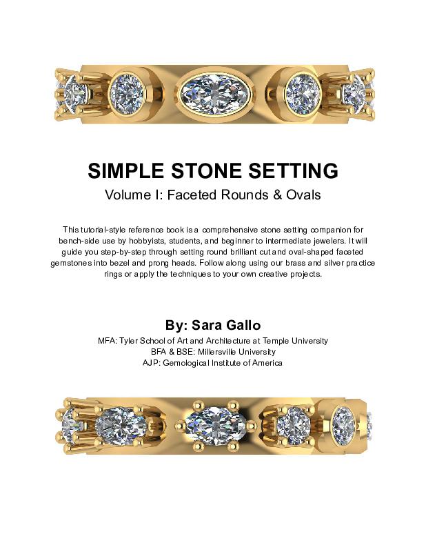 Simple Stone Setting Volume 1: Faceted Rounds & Ovals