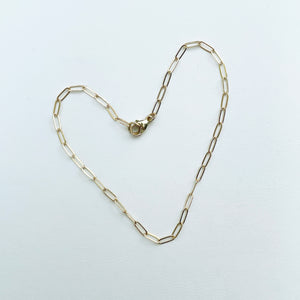 Petite Paperclip Chain Bracelet