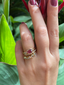 Wild Rose Sapphire Ring