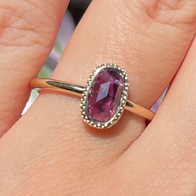 Pink Lily Sapphire Ring